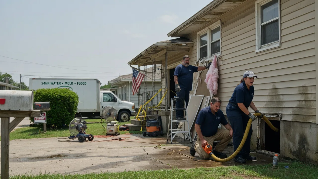 Water Damage Repair in Le Roy, IL near me